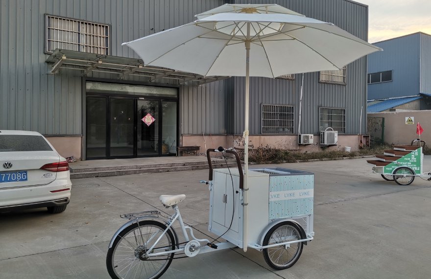 outdoor ice cream trike design